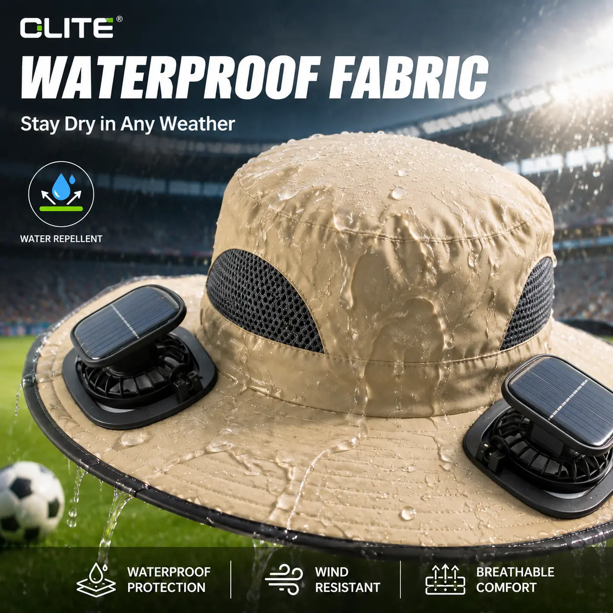 ✨LIMITED-TIME 50% OFF! ✨Solar Fan Outdoor Fishing Hat - Sun Protection & Cooling
