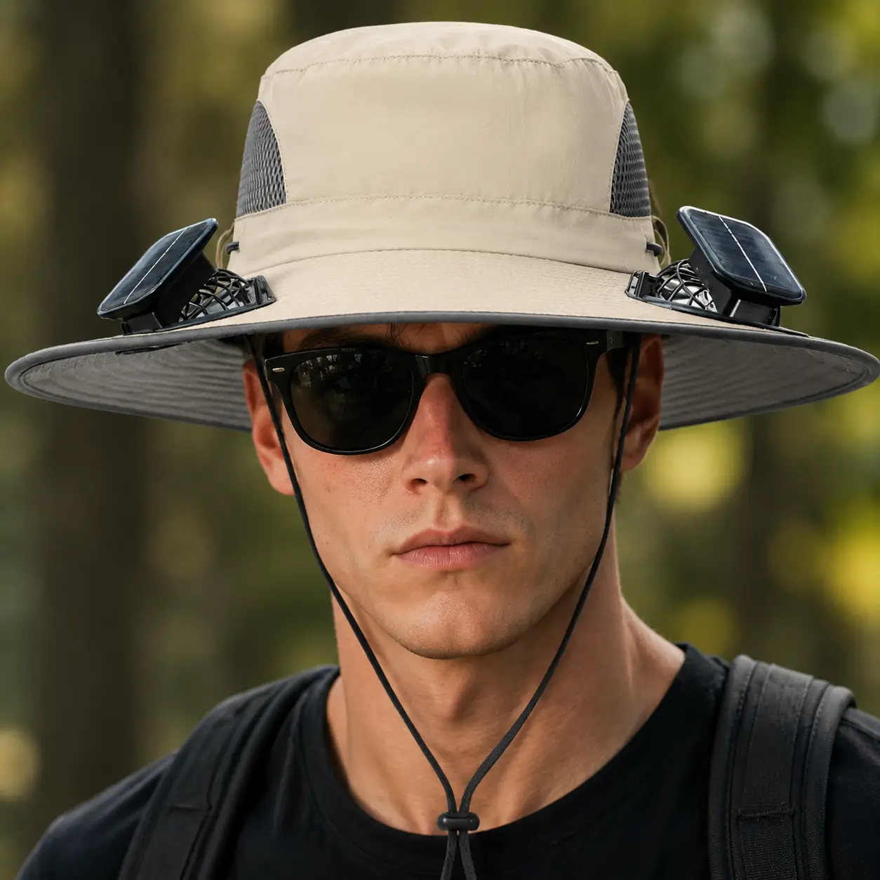 ✨LIMITED-TIME 50% OFF! ✨Solar Fan Outdoor Fishing Hat - Sun Protection & Cooling