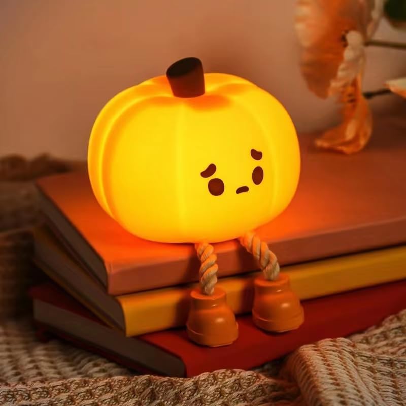 🔥LIMITED-TIME 50% OFF!🔥Pumpkin Night Light, Cute LED Pumpkin Lamp