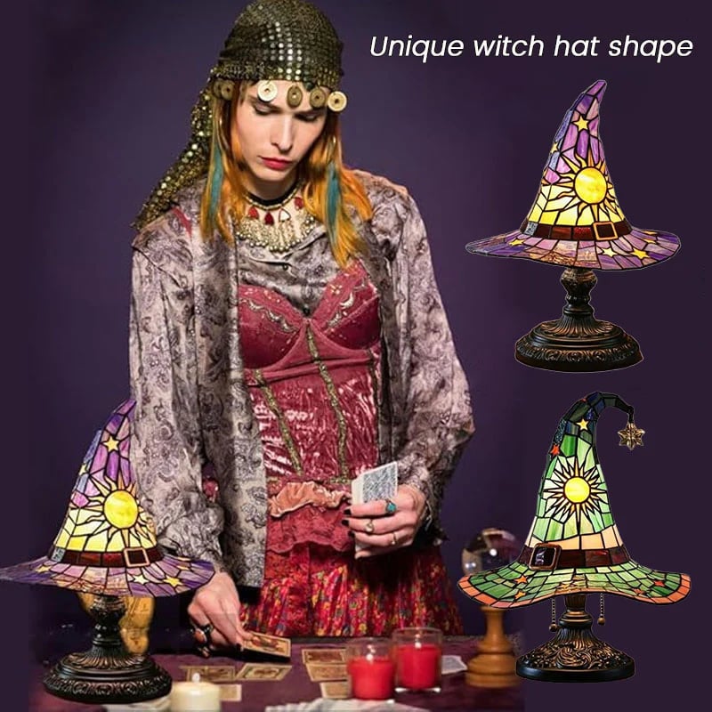 Witch hat night light detail