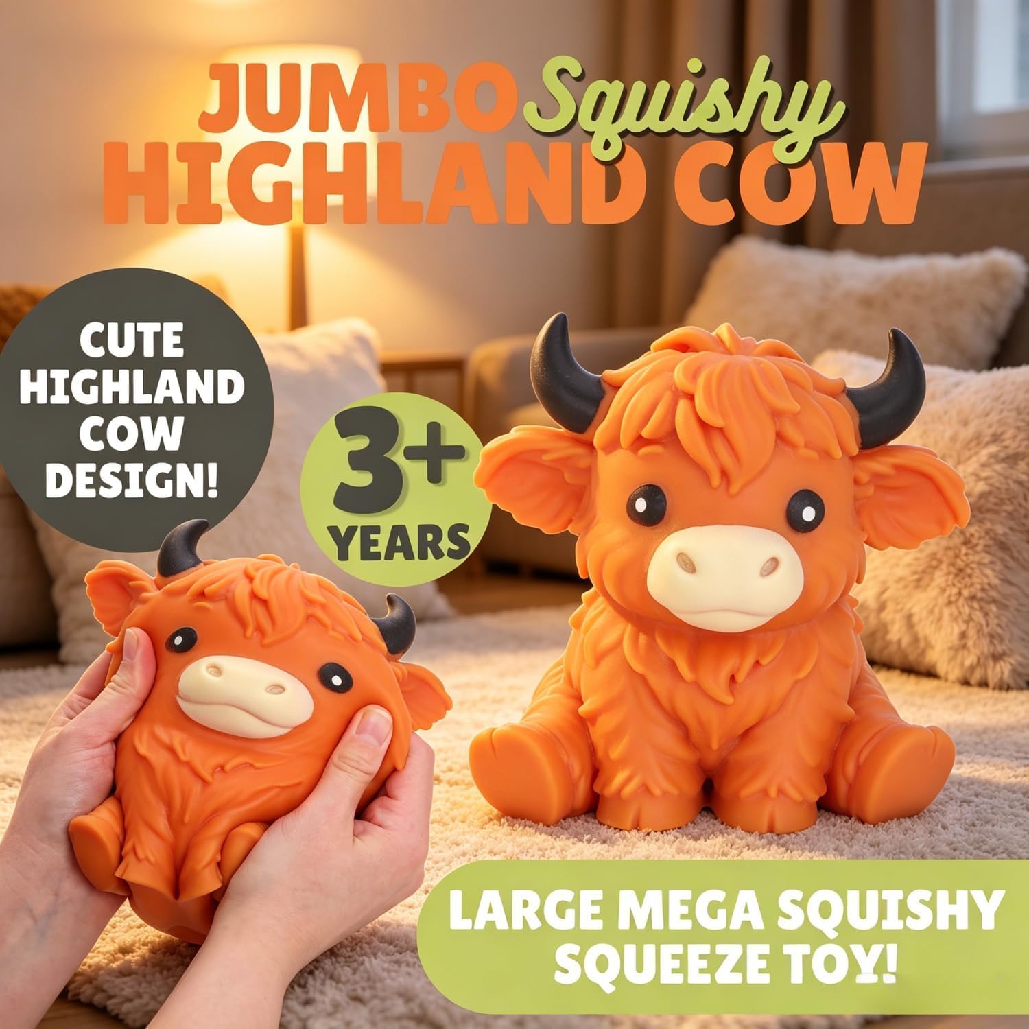 Giant Highland Cow Squishy