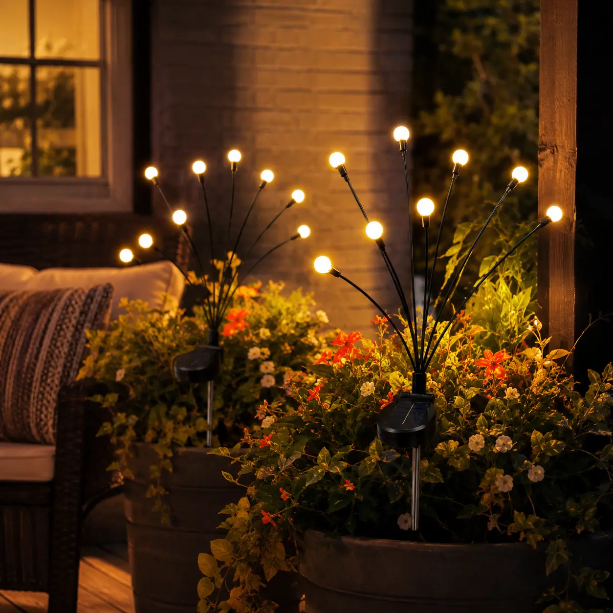 🔥Hot Sale-50% OFF🔥Outdoor Solar Firefly Garden Lights Waterproof 4/8 Pack