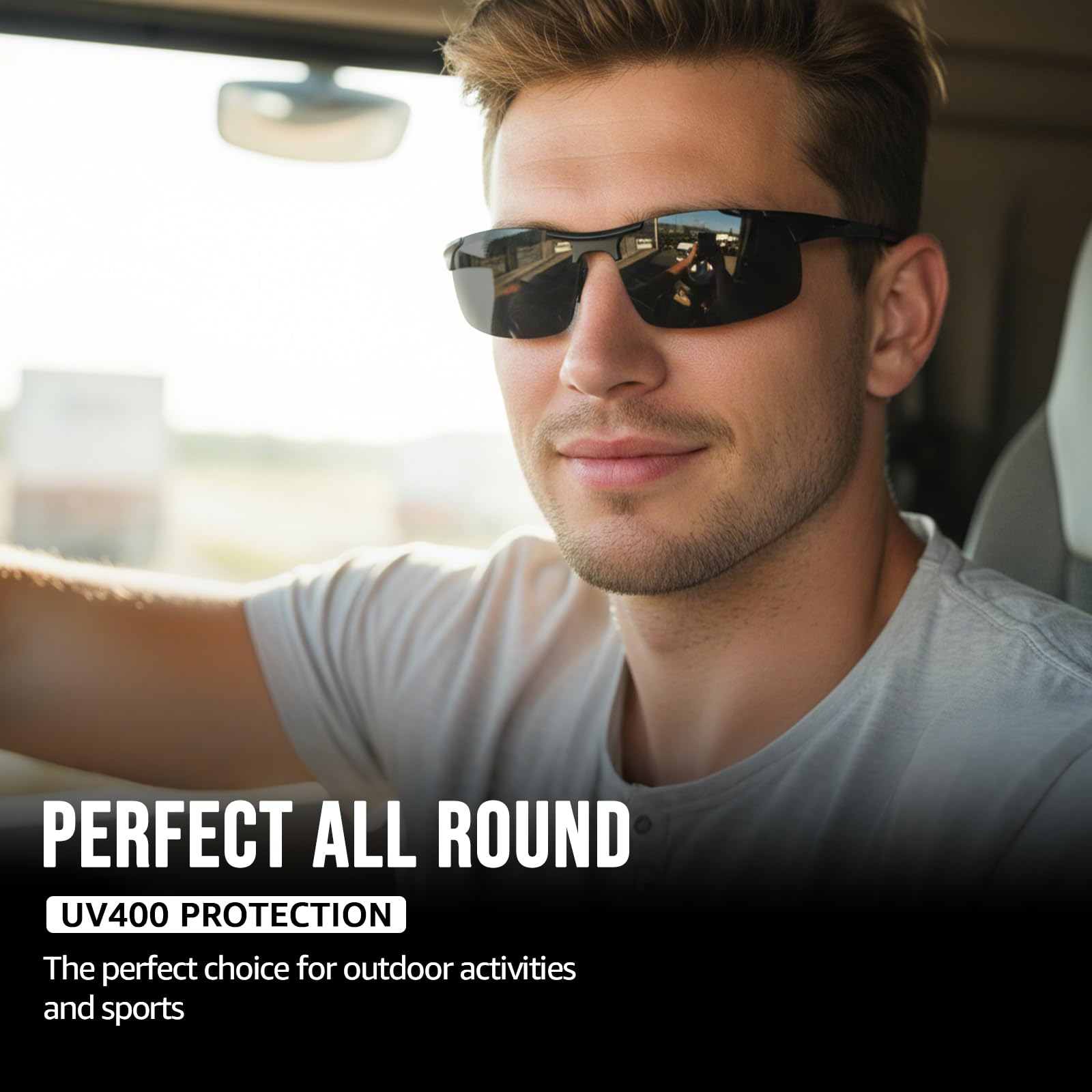 🔥Hot Sale-30% OFF🔥Smart Polarized Sunglasses For Outdoor Activities UV Protection