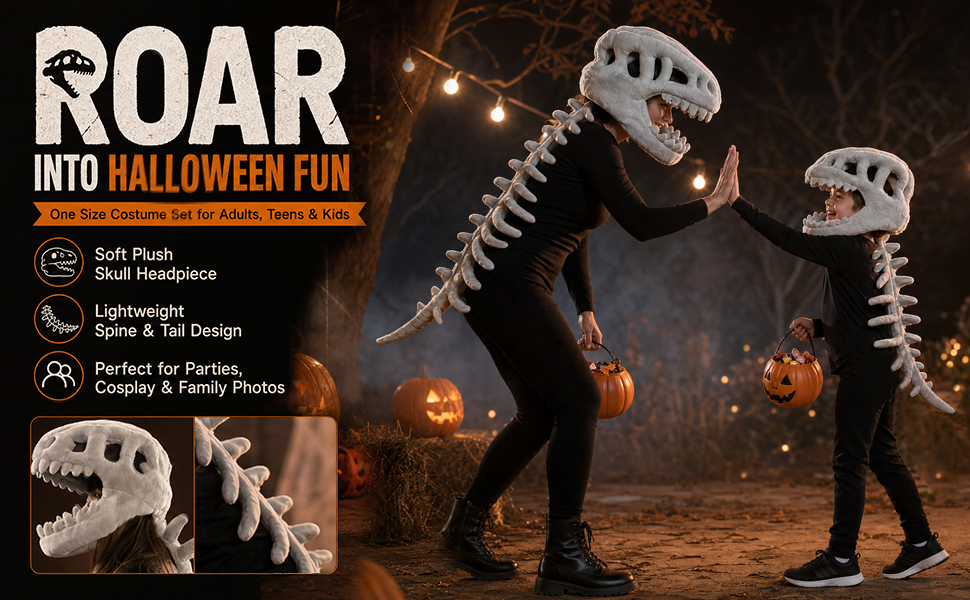 halloween  cosplay halloween costumes dinosaurs dinosaur skeleton costume dinosaur skeleton costume