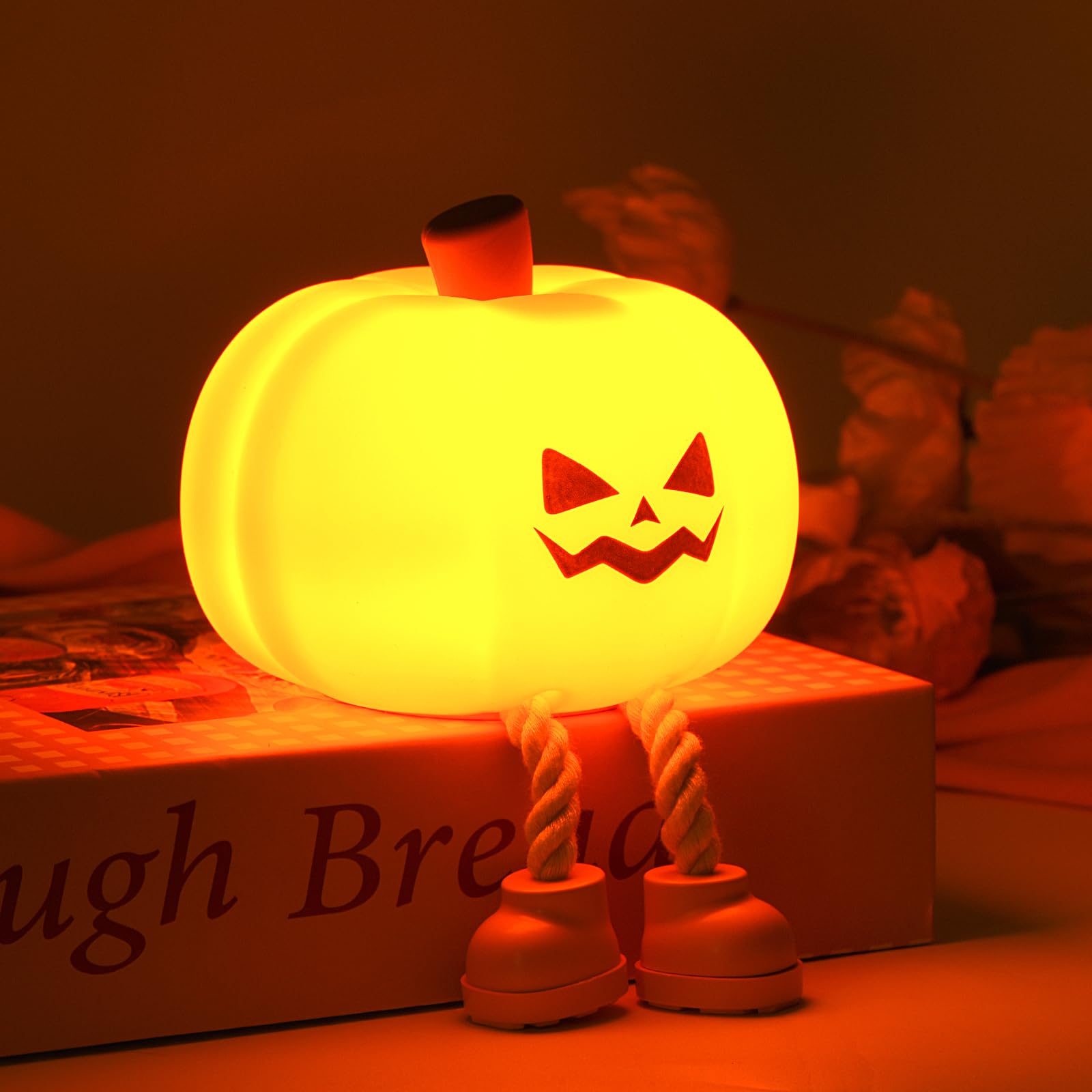 🔥LIMITED-TIME 50% OFF!🔥Pumpkin Night Light, Cute LED Pumpkin Lamp