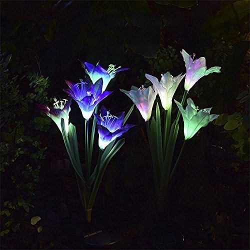 🔥Hot Sale-48% OFF🔥Outdoor Solar Lily Flower Light 🌷