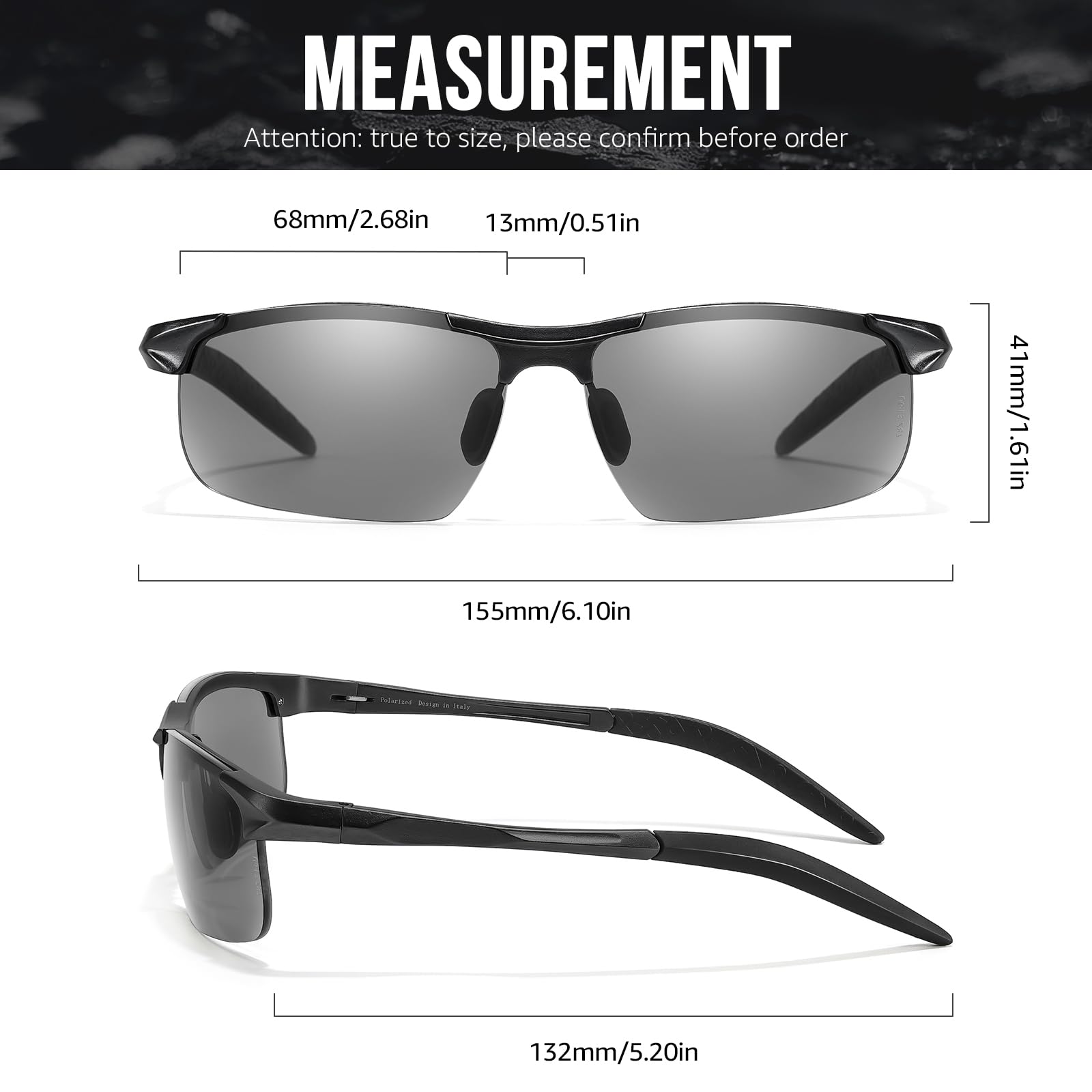 🔥Hot Sale-30% OFF🔥Smart Polarized Sunglasses For Outdoor Activities UV Protection