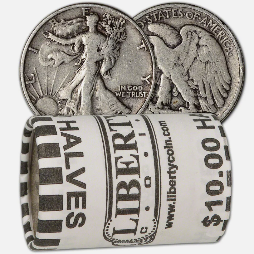 🔥[Complete Set]1916-1947 Walking Liberty Half Dollar Set - 20PC💰