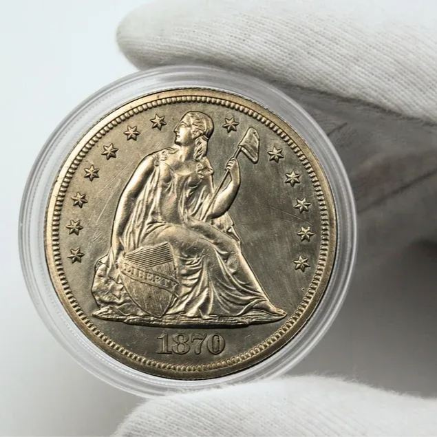 Last 12 sets😍Sold out soon!!! ⏰1870-1878-CC Seated Liberty Dollar - A Treasure of American Numismatic History