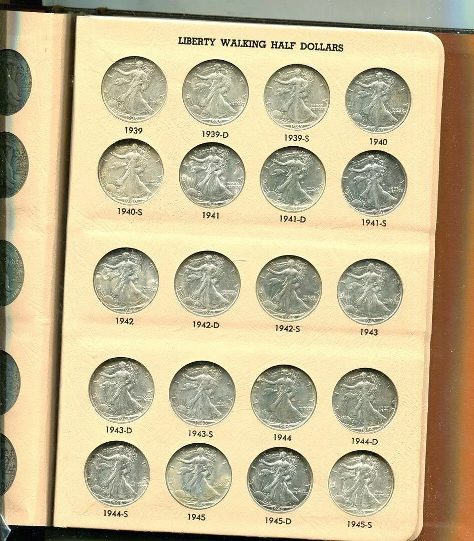 🔥[Complete Set]1916-1947 Walking Liberty Half Dollar Set - 20PC💰