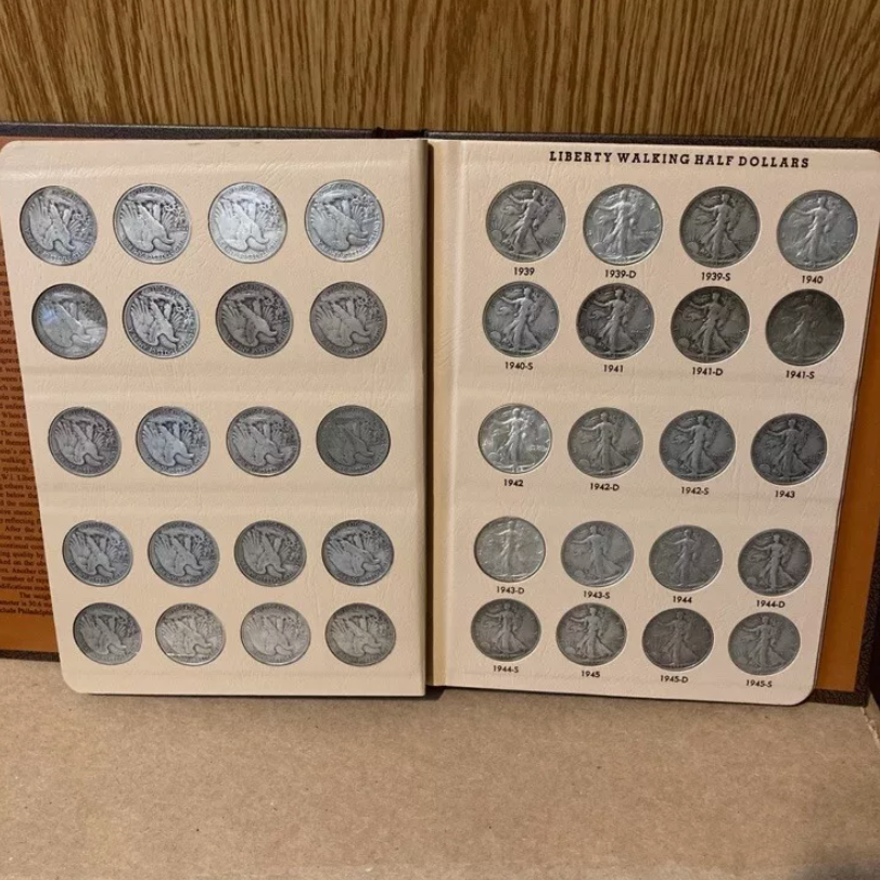 🔥[Complete Set]1916-1947 Walking Liberty Half Dollar Set - 20PC💰