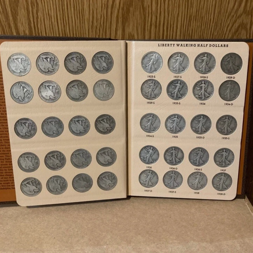🔥[Complete Set]1916-1947 Walking Liberty Half Dollar Set - 20PC💰