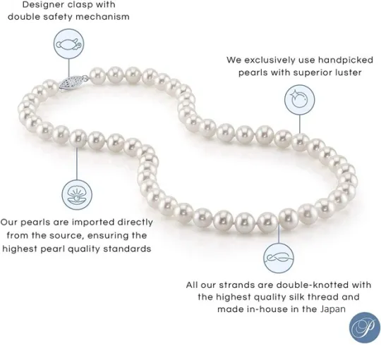 🎁Mother's Day Special: 50% Off 🔥Japan AAAA Akoya Pearl Necklace