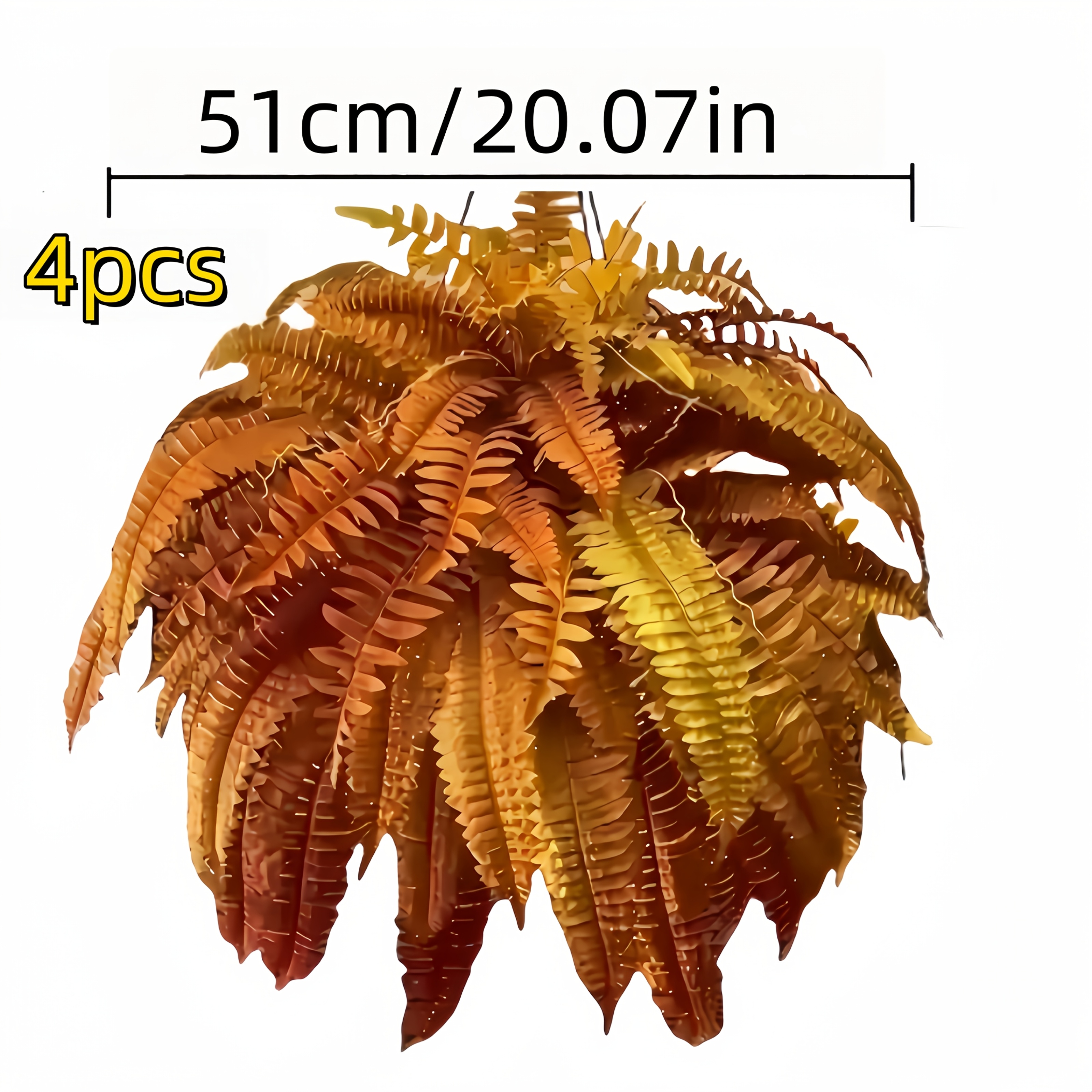 🍂 Lifelike UV-Resistant Artificial Boston Fern – Autumn Collection🍁