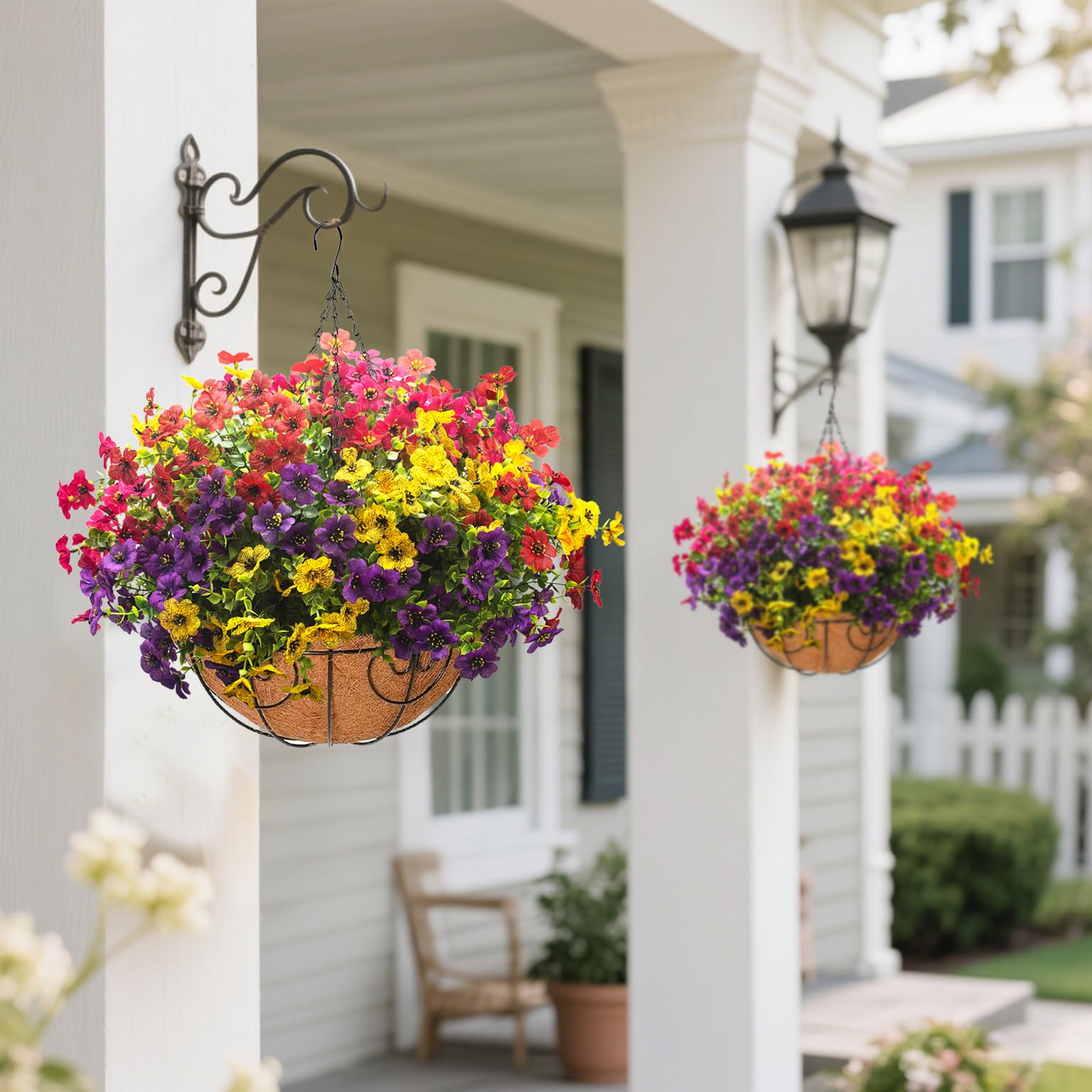 🌸 UV-Resistant Lifelike Colorful Spring Flowers