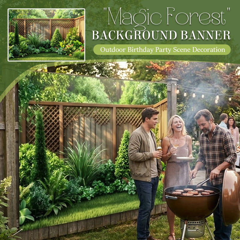 🌸 Enchanted Forest Garden Banner – Instantly Transform Your Outdoor Space ✨