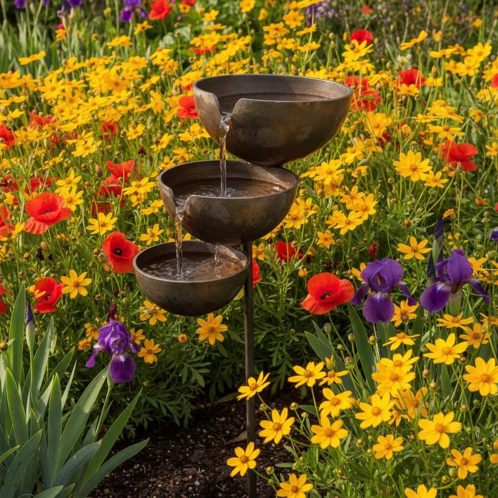 🔥 Hot Sale 🌿 Rain Catcher Bird Bath – Bring Life to Your Garden 🐦