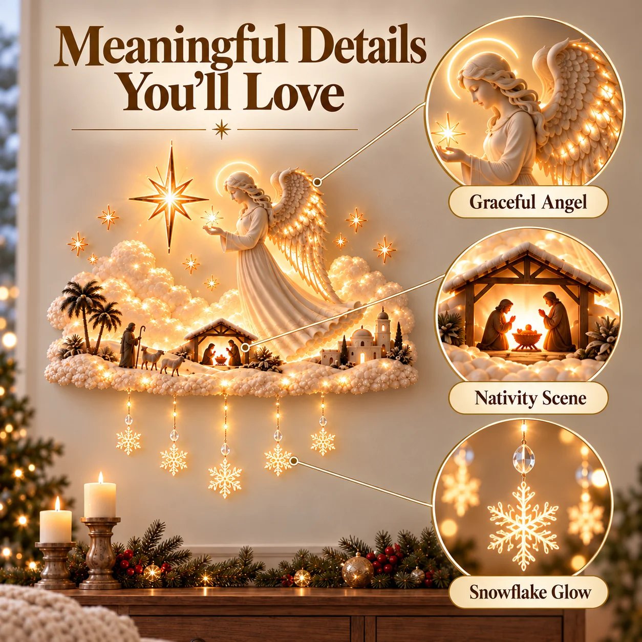 ✨56% OFF✨ Christmas Blessing Angel Glow👼