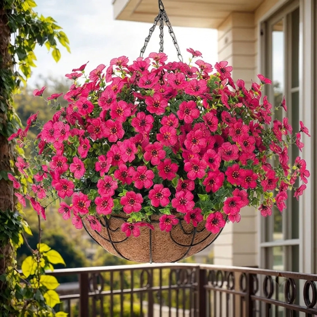🔥 2026 Summer Hot Sale – Realistic UV-Resistant Colorful Outdoor Flowers