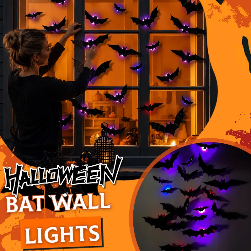 🦇 LED Glowing Bat Set