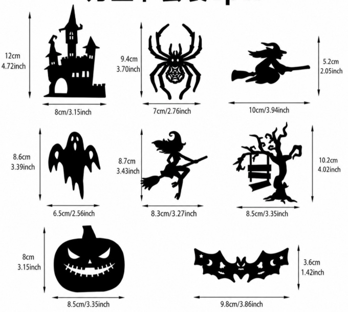 🎃Halloween LED Glow Wall Stickers👻✨