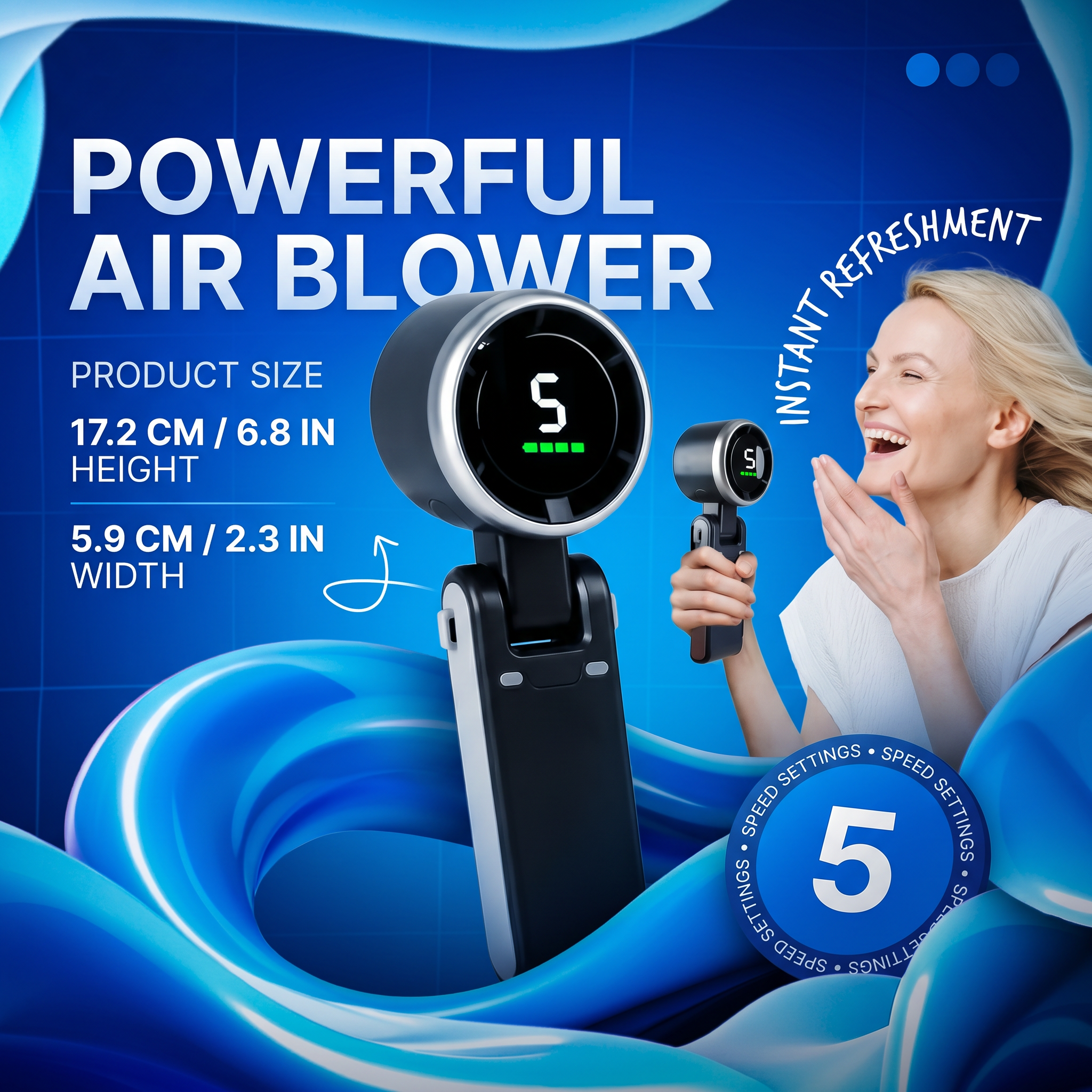 🔥 Powerful Portable Turbo Fan