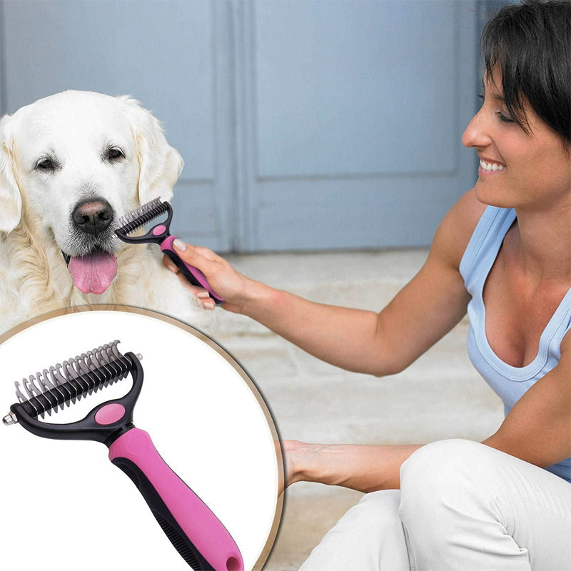 🐾✨ Professional Grooming Brush for Dogs & Cats 🐶🐱