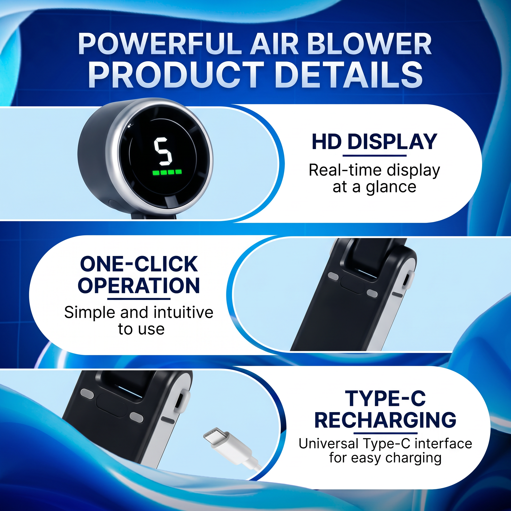 🔥 Powerful Portable Turbo Fan