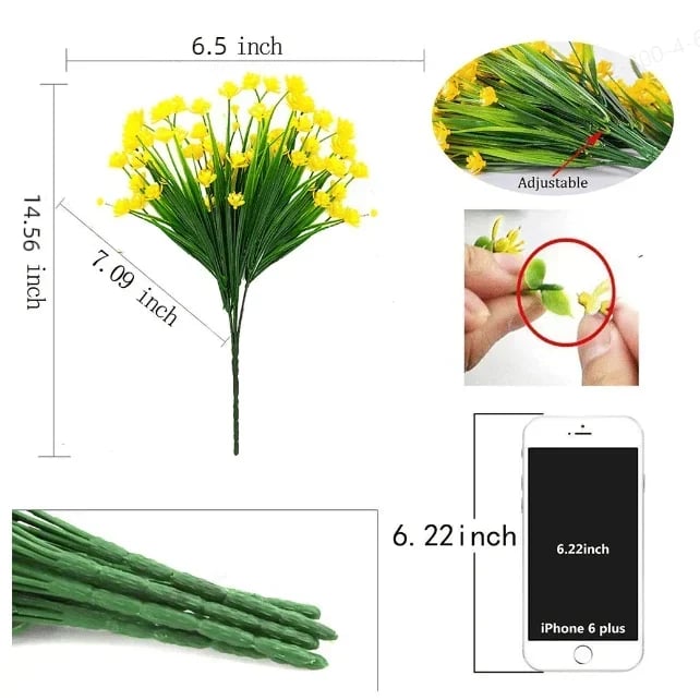 💥Last Day 60% OFF - 💐Outdoor Artificial Flowers