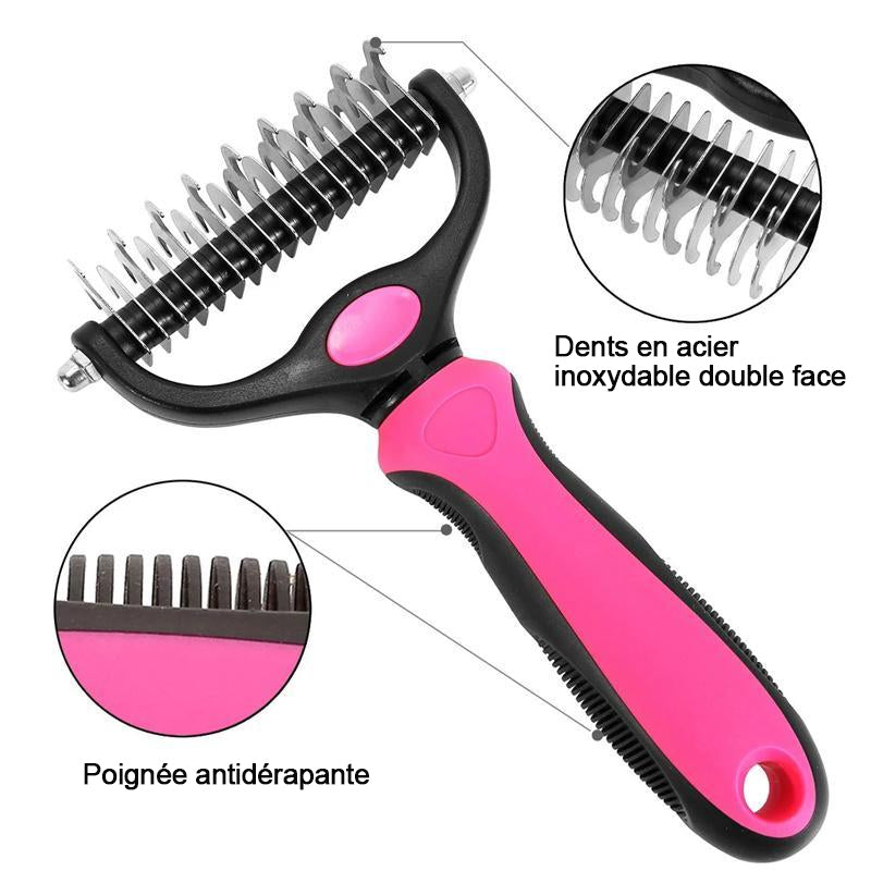 🐾✨ Professional Grooming Brush for Dogs & Cats 🐶🐱