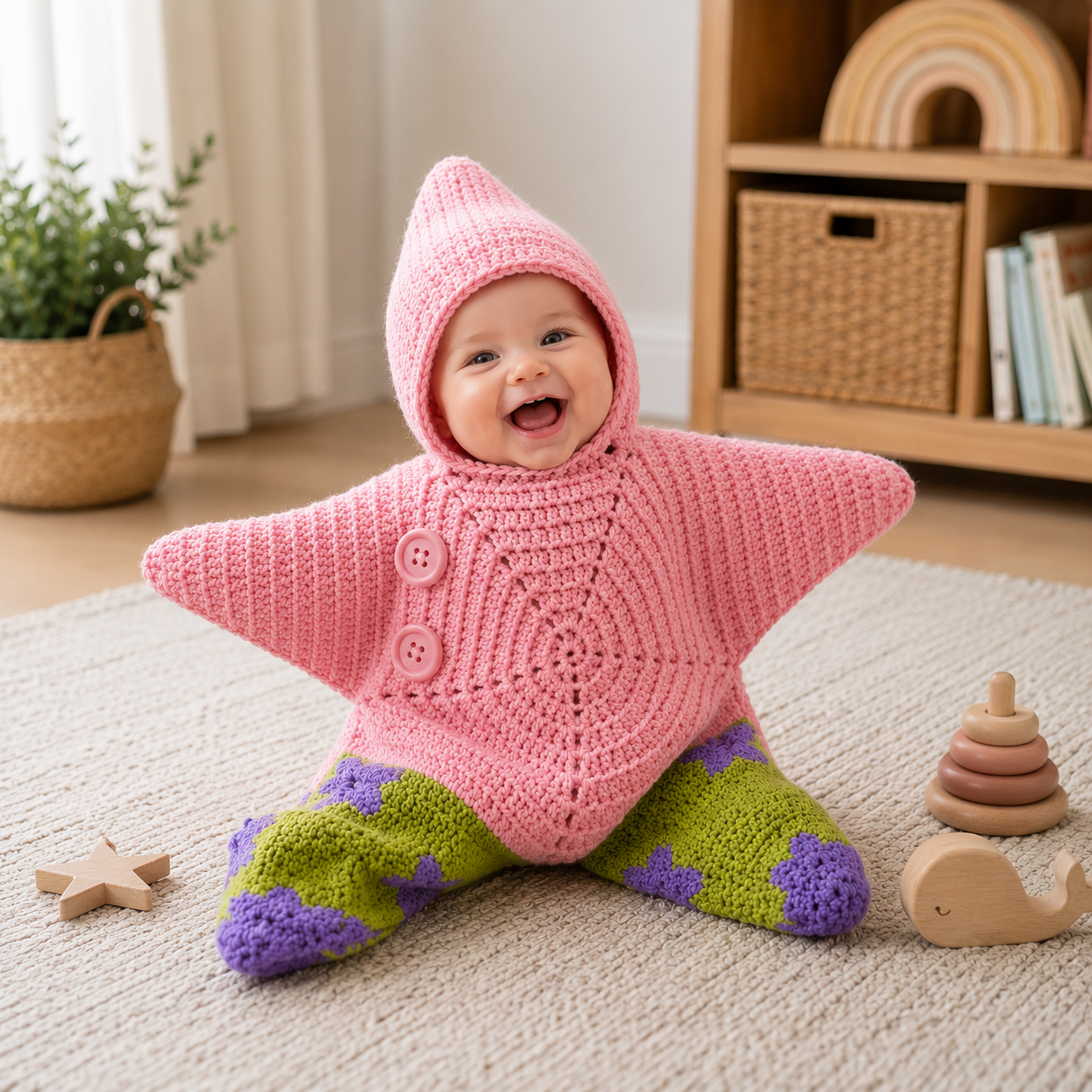👶Seal Star Baby Sleeping Bag | Soft & Cozy ✨