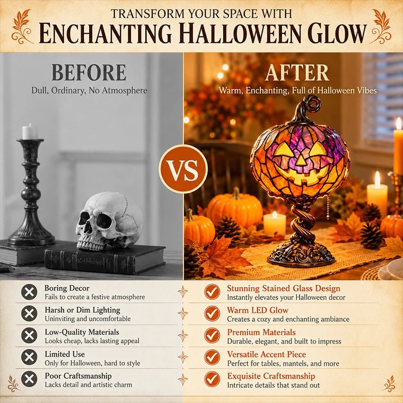 Pumpkin Lamp Display Summary