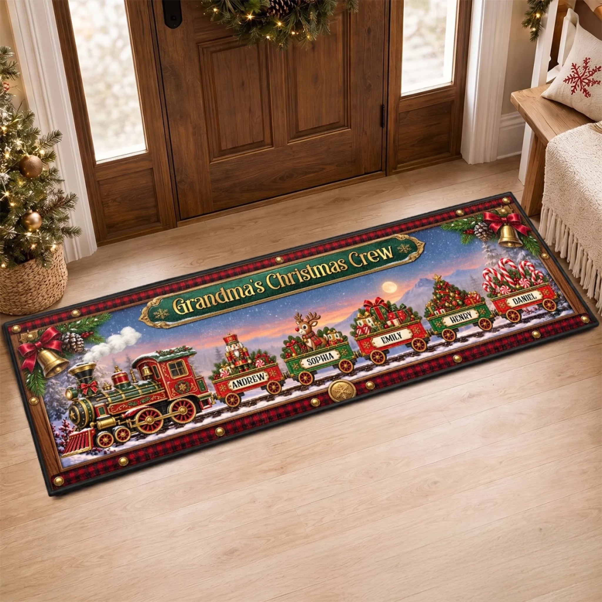 ✨ Bring Your Favorite Memories Home | Cozy Runner Rug for Mom, Dad & Family