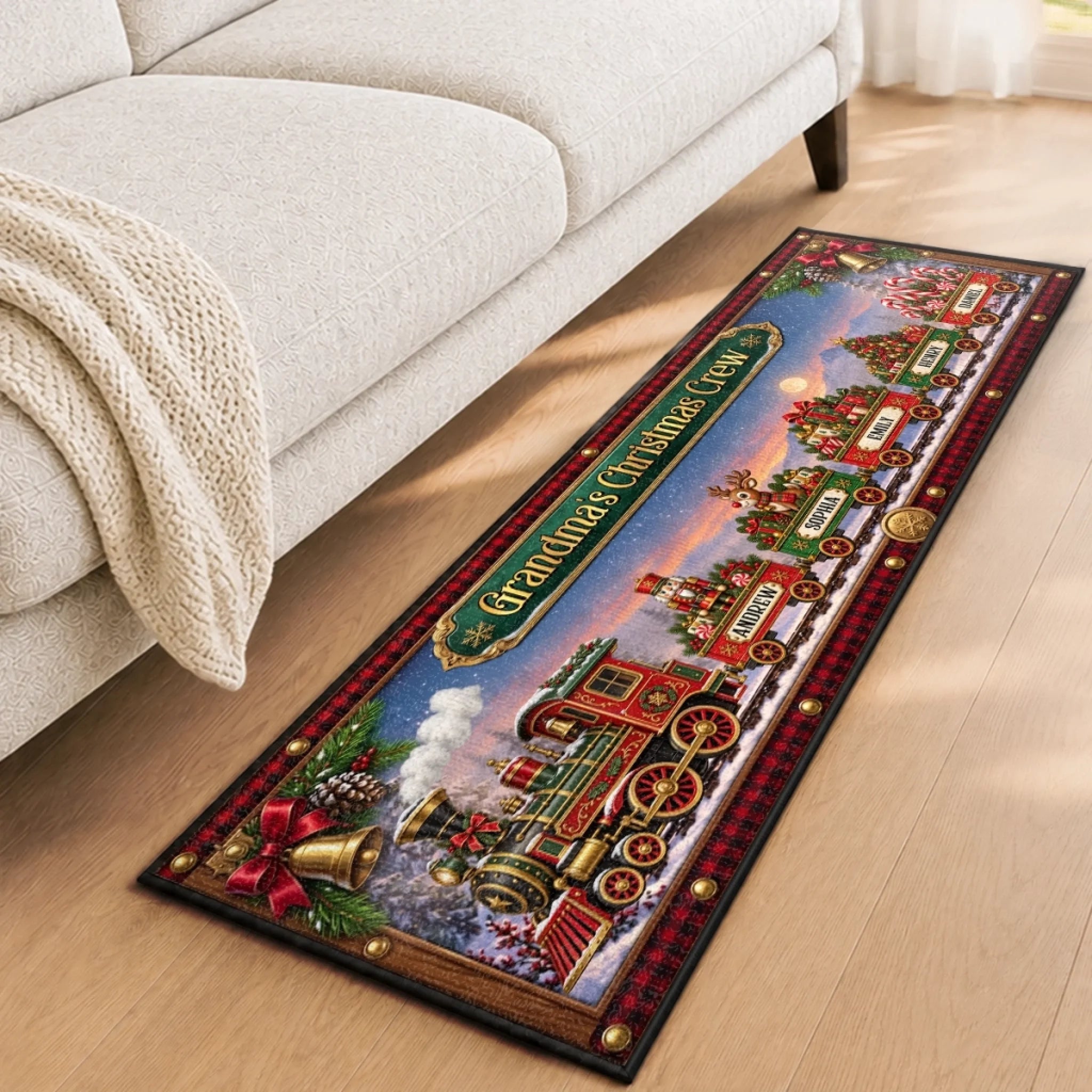 ✨ Bring Your Favorite Memories Home | Cozy Runner Rug for Mom, Dad & Family