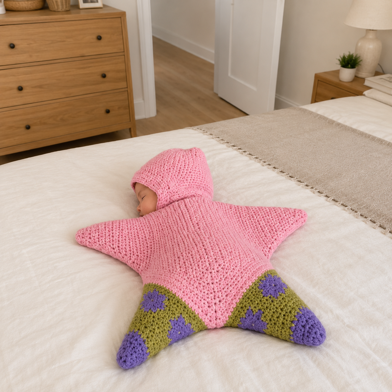 👶Seal Star Baby Sleeping Bag | Soft & Cozy ✨