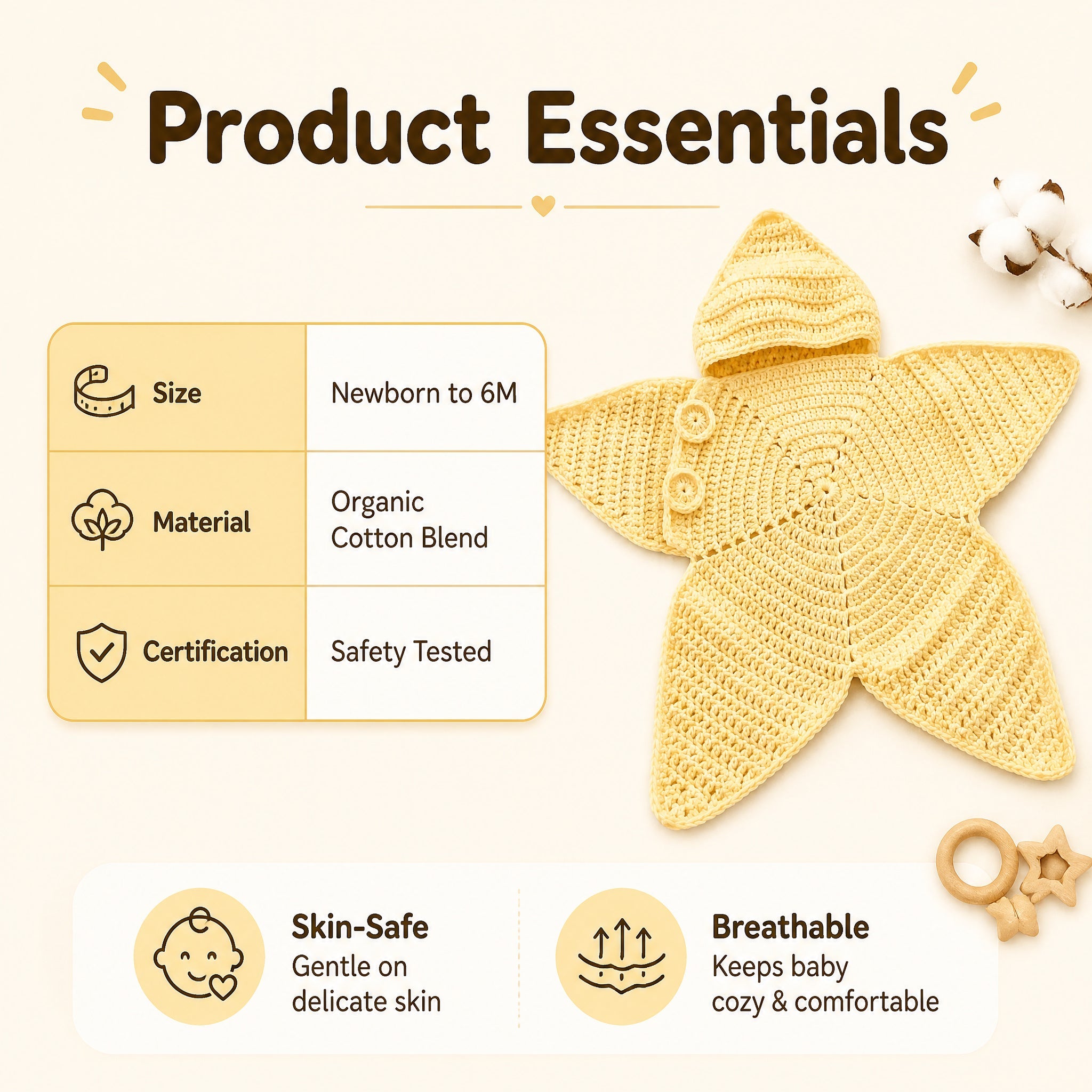 👶Seal Star Baby Sleeping Bag | Soft & Cozy ✨