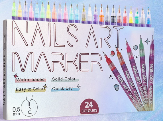 🔥Last Day 50%OFF🎨12 Colors Nail Art Pens Set