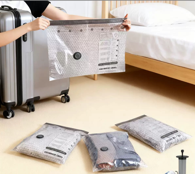🔥🔥Graduation trip essentials 🧳Cordless Travel Vacuum Bag Set🛳️