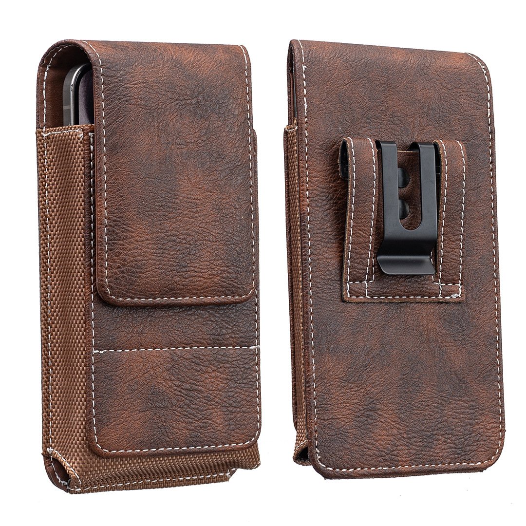 ⚡LIMITED-TIME 50% OFF! | Waist Belt Cell Phone Pouch 📱 Multi-Pocket Leather Holster with Card Holder