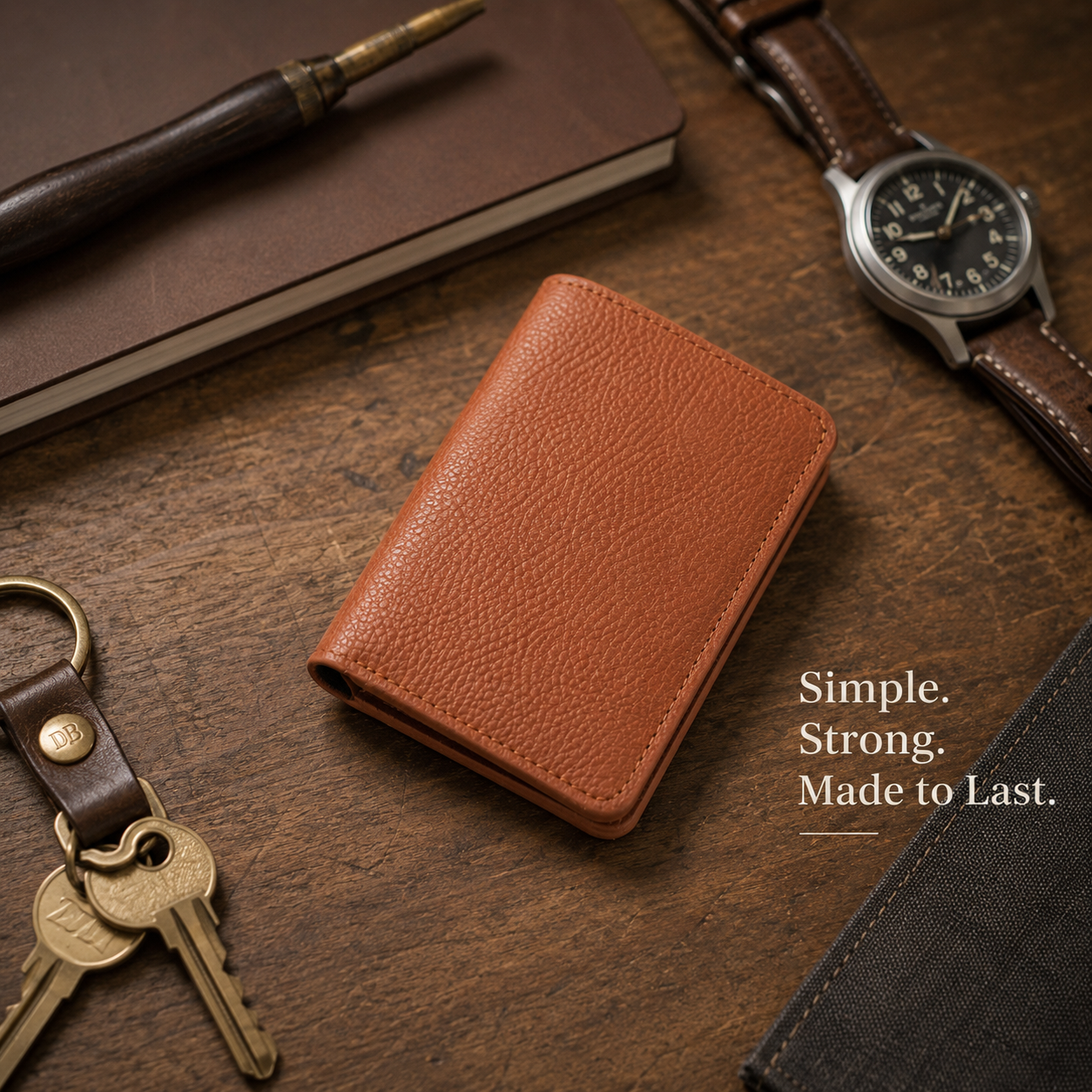 🏆Last Day Promo: 49% OFF!🔥100% Handmade Full-Grain Leather Wallet (Daniel Brooks 𝐇𝐚𝐧𝐝𝐦𝐚𝐝𝐞)