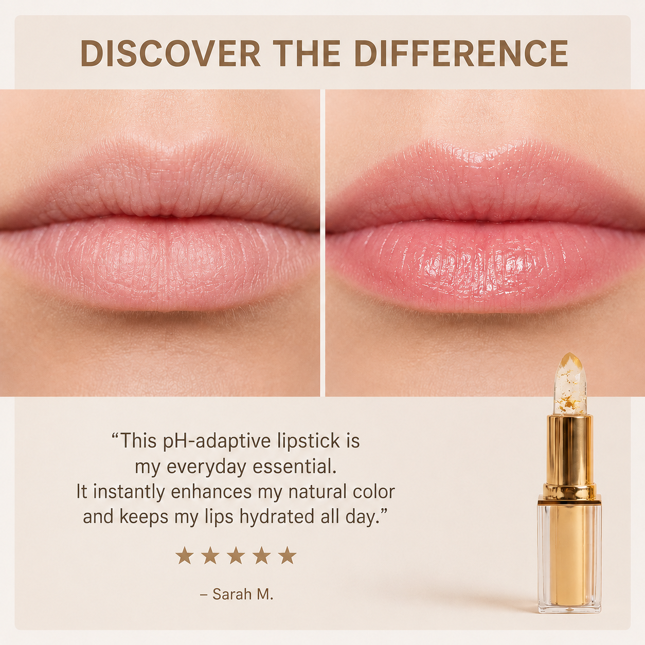 pH Bloom Color-Changing Lipstick