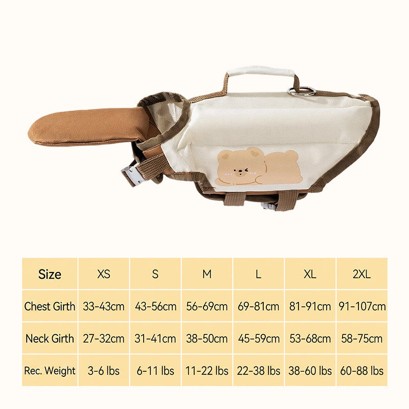 Paw-some Swim Gear – Animal-Shaped Life Jackets for Dogs & Cats