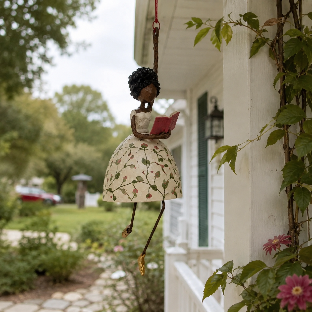 🌸 Last Day 50% OFF🌈Charming Dancing Lady Hanging Figurine –Cute Gift for Women, Mom, and Garden Lovers 👧