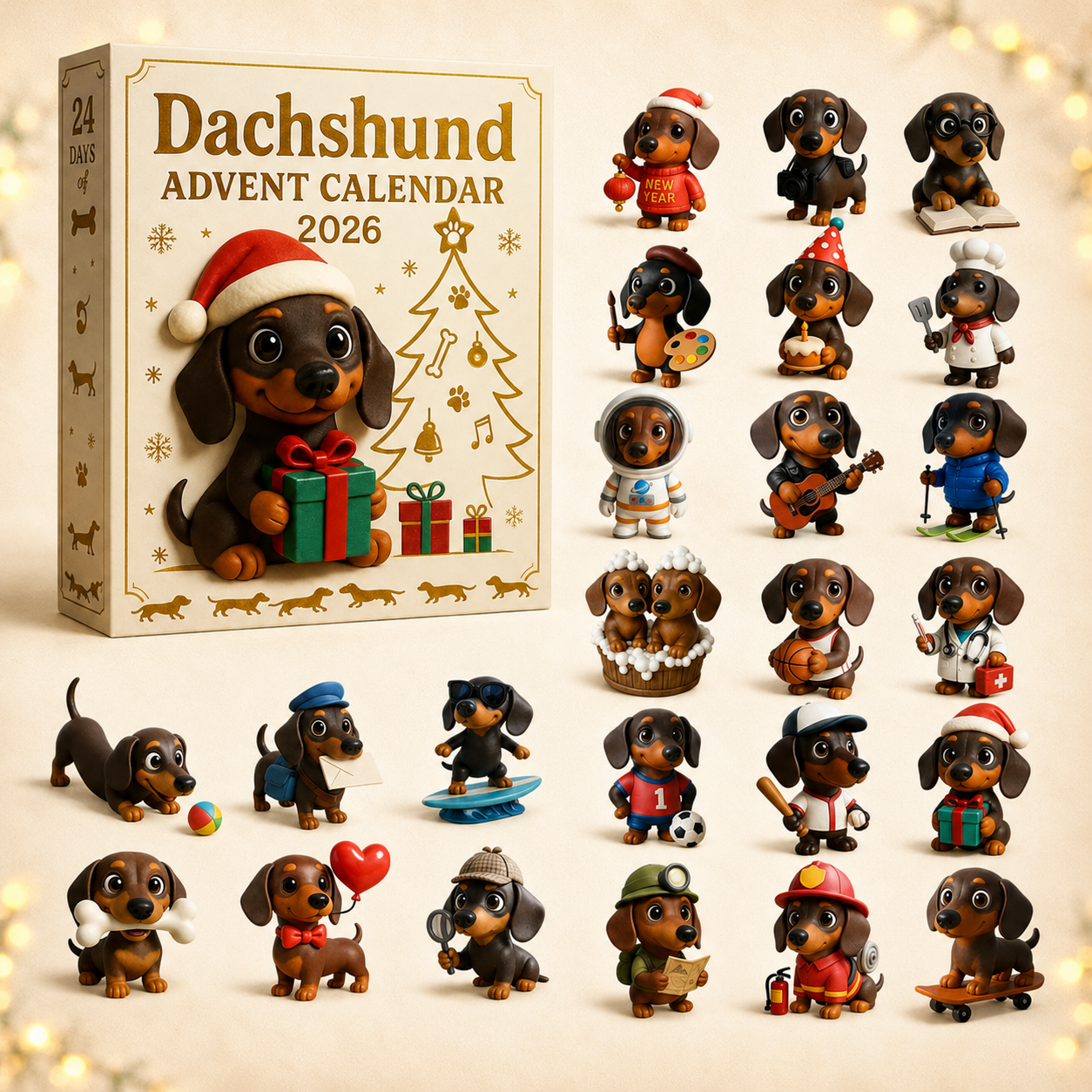 🎄 Christmas Early Bird Special Sale 49% OFF 🐾 2026 Dachshund Advent Calendar 🐶✨Make the countdown to Christmas even more special for the dachshund lover in your life. ❤️