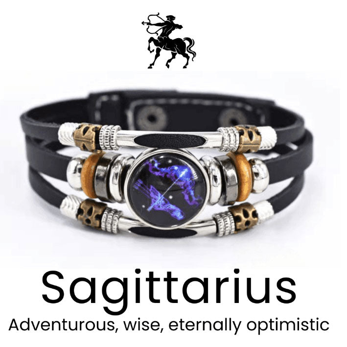 🌌🌏Astrological Sign Luminous Bracelet Super Bright In The Dark