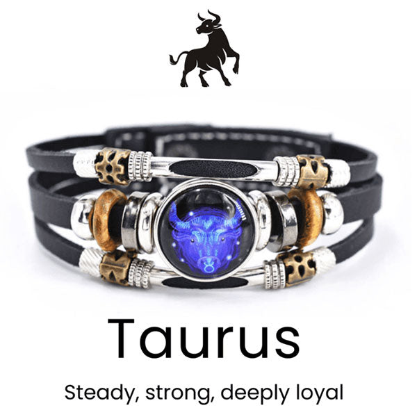 🌌🌏Astrological Sign Luminous Bracelet Super Bright In The Dark
