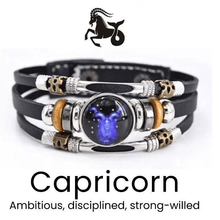 🌌🌏Astrological Sign Luminous Bracelet Super Bright In The Dark