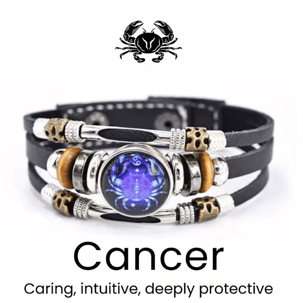 🌌🌏Astrological Sign Luminous Bracelet Super Bright In The Dark