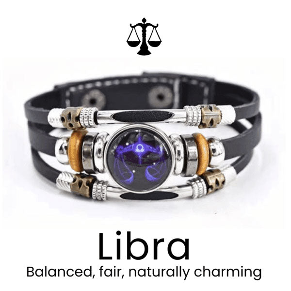 🌌🌏Astrological Sign Luminous Bracelet Super Bright In The Dark