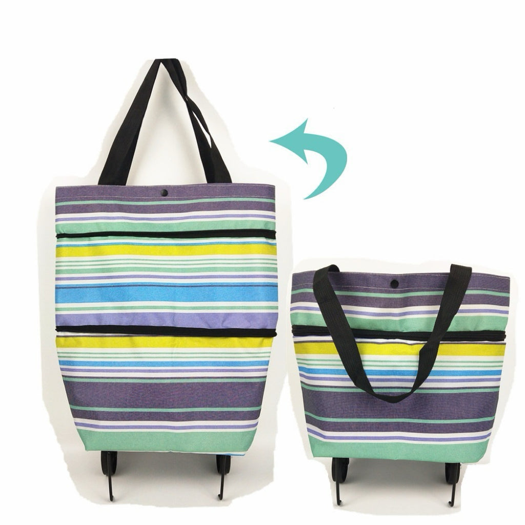🔥LAST DAY 50% OFF-2-in-1 Foldable Shopping Cart